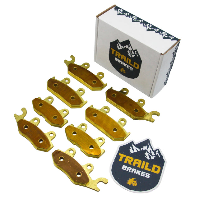 Yamaha Viking 700/Viking VI 2014-2026 Brass Brake Pad Set Traild