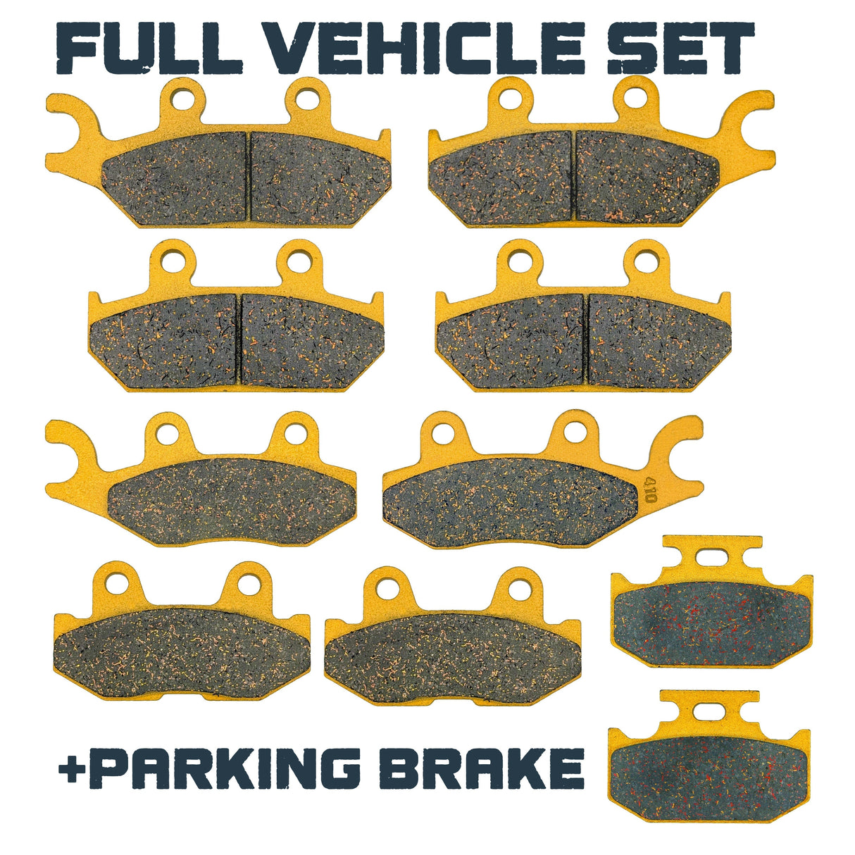 Yamaha Wolverine 700/850/1000 2016-2026 Ceramic Brake Pad Set Traild
