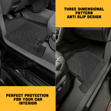 Trucktok Dodge Ram 2002-2008 1500 & 2003-2009 2500 3500 Crew Cab (Quad Cab) All-Weather Floor Mats TruckTok