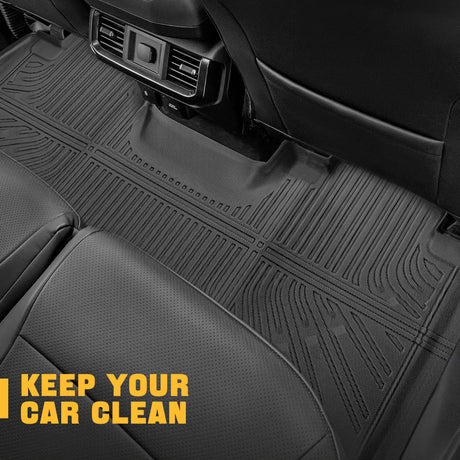 Trucktok 2015-2025 Ford F150 SuperCab All-Weather TPE Floor Mats TruckTok