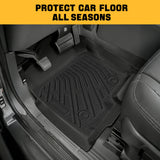 Trucktok 1999-2006 Silverado/Sierra 1500 2500 3500 Crew Cab All-Weather TPE Floor Mats TruckTok