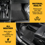 Trucktok 2019-2024 Dodge Ram 1500 Quad Cab All-Weather TPE Floor Mats TruckTok