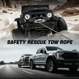 Trucktok 1/4" x 50ft Synthetic Winch Rope 7,400 lbs Breaking Strength TruckTok