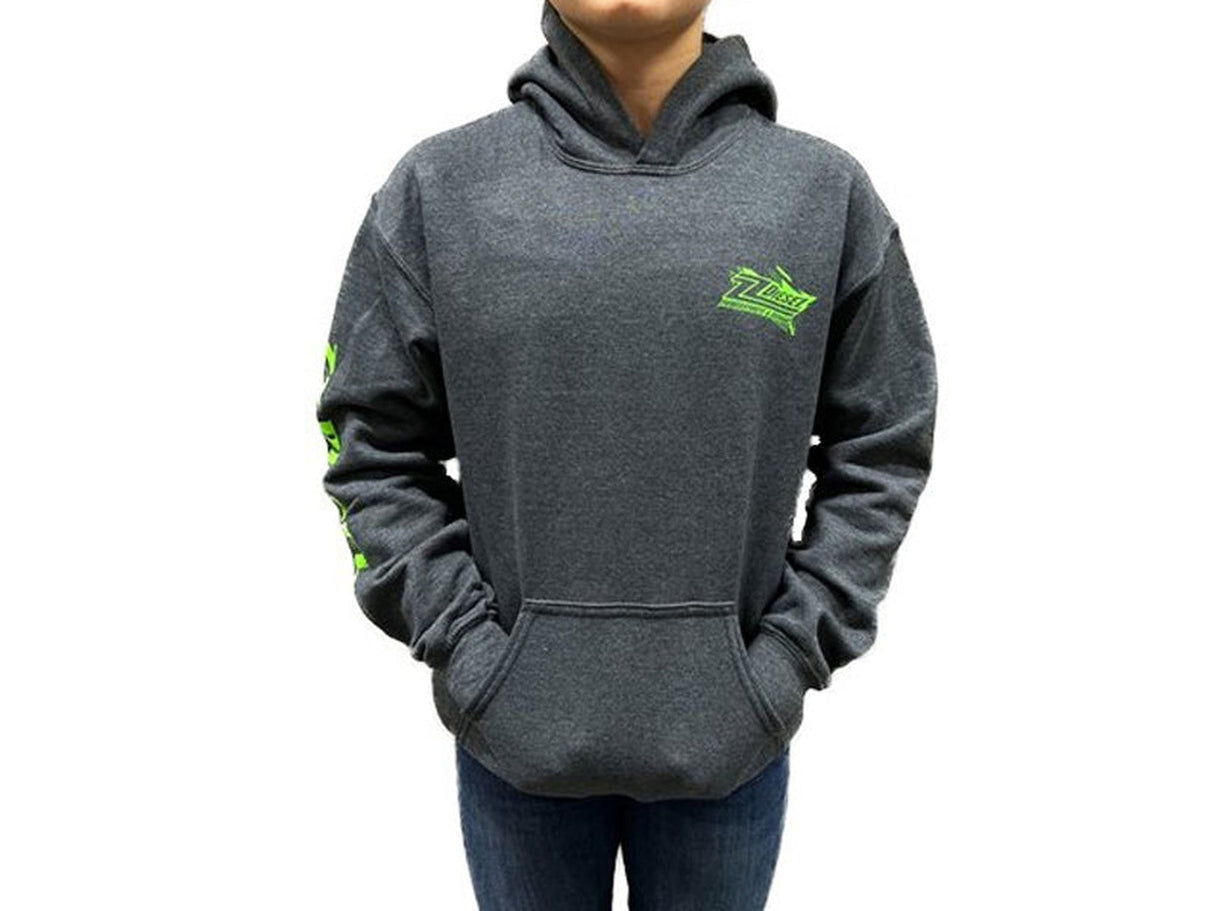 ZZ Diesel Youth Lime Green & Grey Hoodie ZZ Diesel