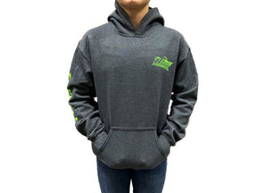 ZZ Diesel Youth Lime Green & Grey Hoodie ZZ Diesel