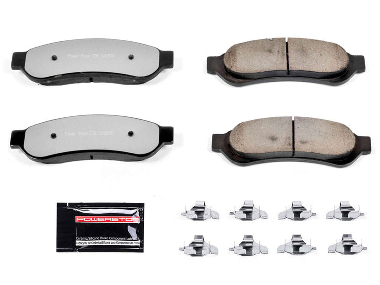 Powerstop Z36 Extreme Rear Brake Pads, 2005-2010 Ford Powerstroke Powerstop Brakes