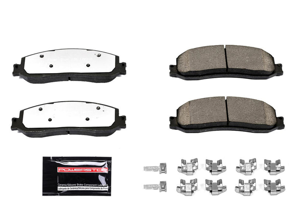 Powerstop Z36 Extreme Front Brake Pads, 2012 Ford Powerstroke Powerstop Brakes