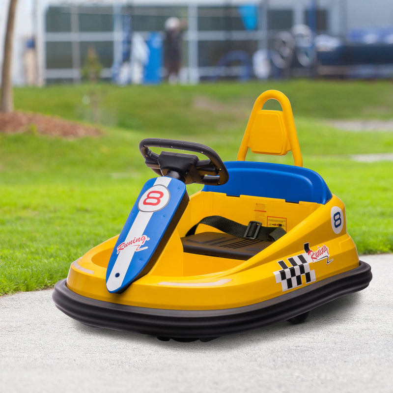 360° Rotating Electric Bumper Car for Kids - Fun Ride On Toy with 6V Battery