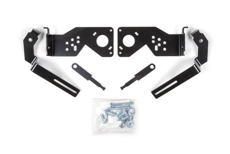 Ride Height Sensor Relocation Bracket Kit | 5-7 Inch Lift w/ Radius Arm Drop | Ford F250/F350/F450 Super Duty (23-26) 4WD Zone Offroad