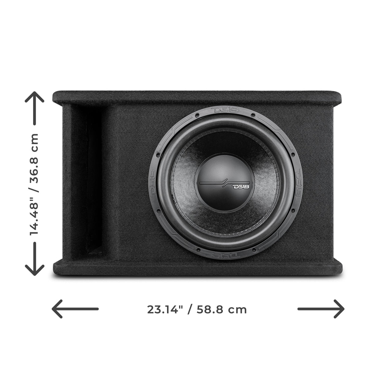 12" Loaded Subwoofer Ported Enclosure With ZR12.2D 800 Watts Rms