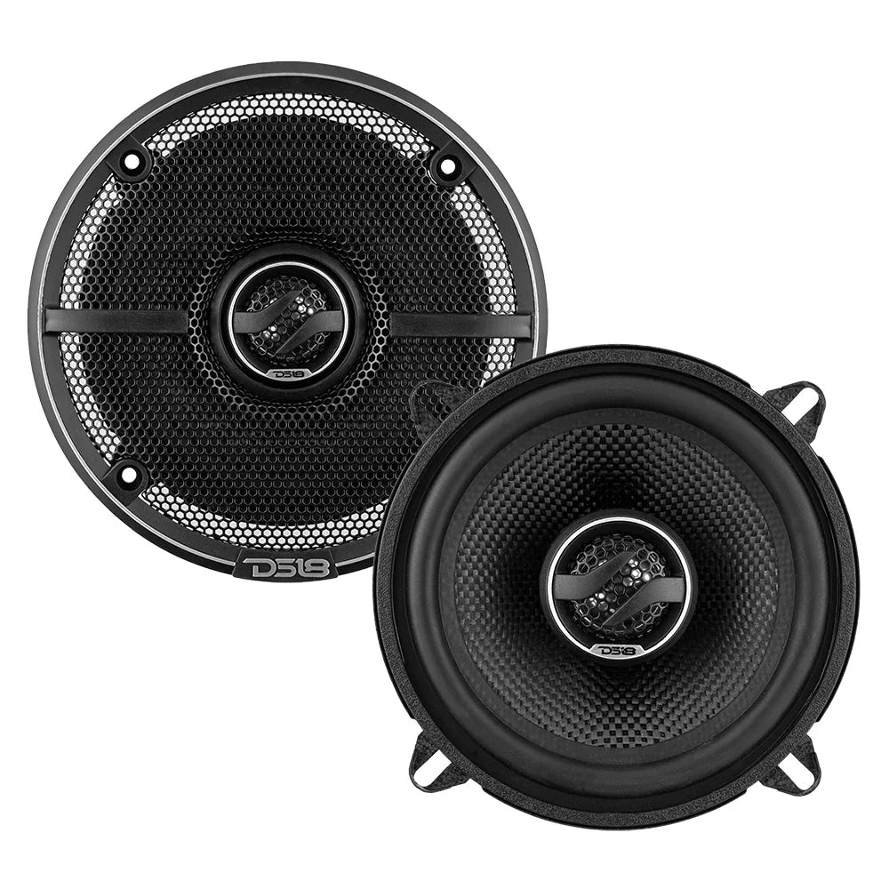 DS18 ZXI-5254 5.25" 2-Way Coaxial Speakers w/ Kevlar Cone (Pair) DS18