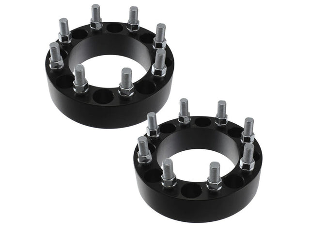 Wheel Spacers, 2", 8 on 6-1/2, Pair, 2001-2010 GM 6.6L Duramax LB7 LLY LBZ LMM Other
