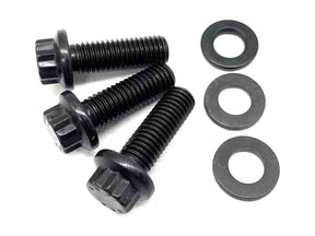 ARP Exhaust Manifold Up Pipe Bolts, 2001-2016 GM 6.6L Duramax LB7 LLY LBZ LMM LML, Pack of 3 ARP