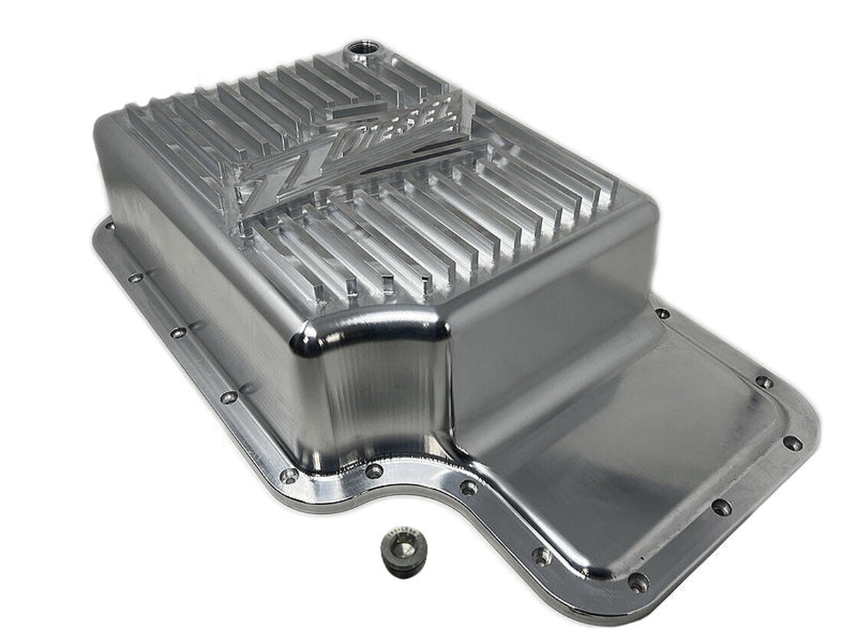 ZZ Diesel Billet Aluminum 6R140 Transmission Pan, 2011-2019 Ford 6.7L Powerstroke ZZ Diesel