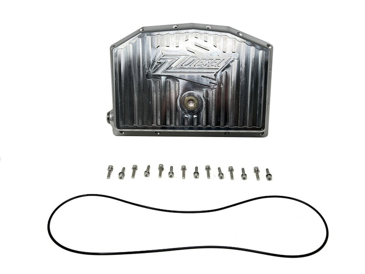 ZZ Diesel Billet Aluminum Engine Oil Pan with Twin/Compound Turbo Drain Port, 2011-2024 Ford 6.7L Powerstroke ZZ Diesel
