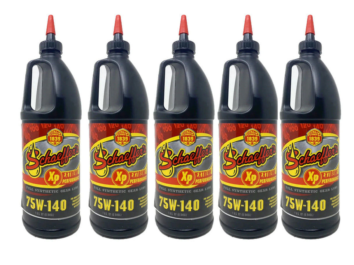 ZZ Diesel Schaeffers Extreme Performance Full Synthetic 75W-140 Gear Lube Rear Differential Kit, 1994-2023 Ford 7.3L 6.0L 6.4L 6.7L Powerstroke 4WD Schaeffers