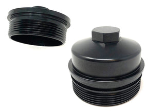 (Sold Out) ZZ Diesel Billet Fuel Filter and Oil Filter Cap Kit, 2003-2007 Ford 6.0L Powerstroke ZZ Diesel