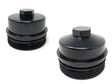 (Sold Out) ZZ Diesel Billet Fuel Filter and Oil Filter Cap Kit, 2008-2010 Ford 6.4L Powerstroke ZZ Diesel
