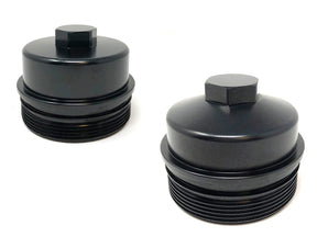 (Sold Out) ZZ Diesel Billet Fuel Filter and Oil Filter Cap Kit, 2008-2010 Ford 6.4L Powerstroke ZZ Diesel