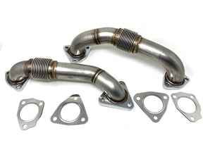 ZZ Diesel Heavy Duty Up Pipes and Gasket Kit, 2017-2024 GM 6.6L Duramax L5P ZZ Diesel