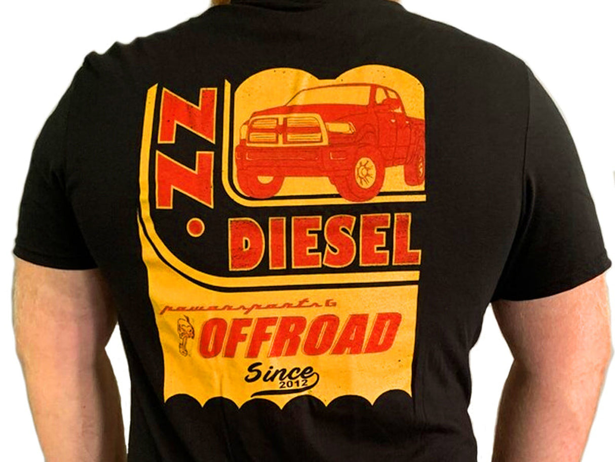 ZZ Diesel, Retro Ram T-Shirt ZZ Diesel