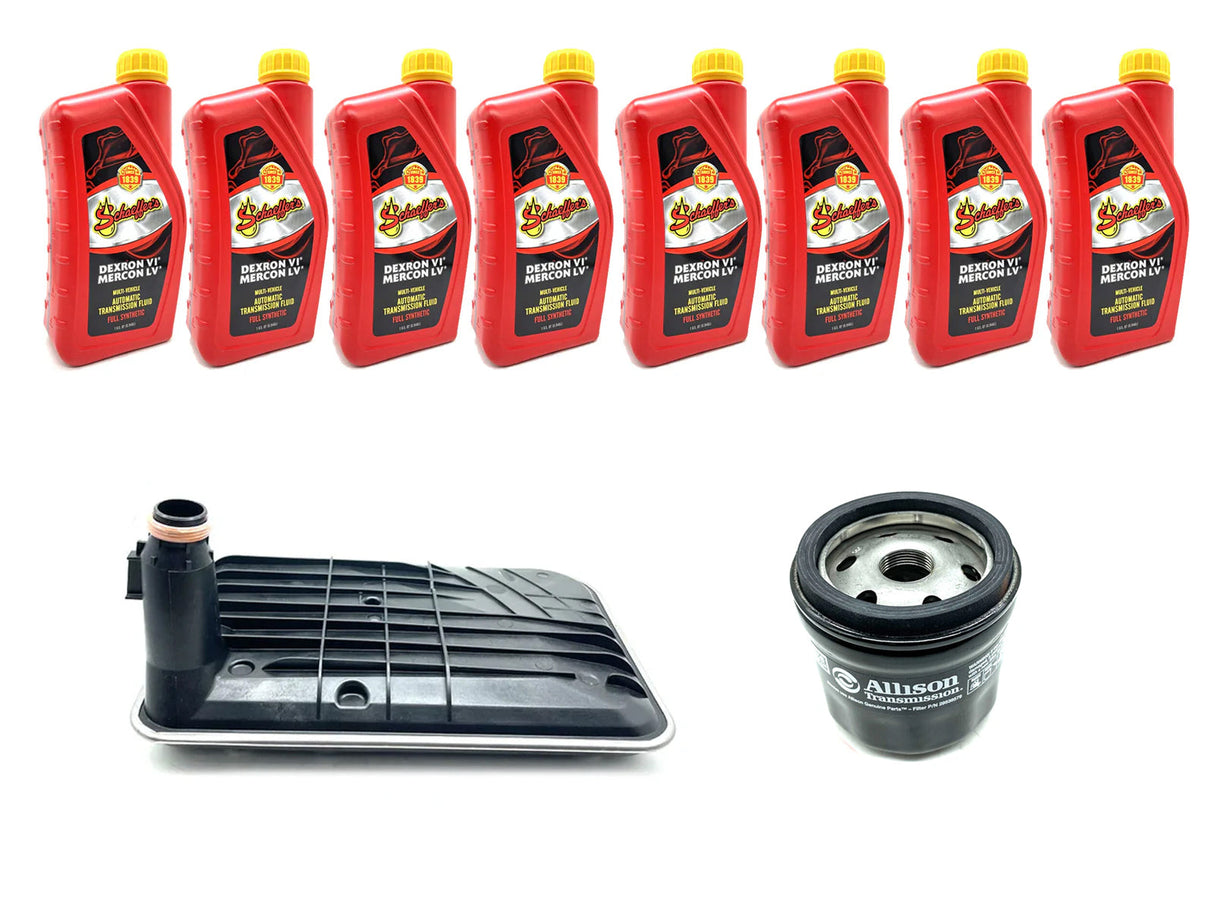 ZZ Diesel Schaeffers Dexron VI Allison Transmission Service Kit, 2001-2019 GM 6.6L Duramax LB7 LLY LBZ LMM LML L5P Schaeffers