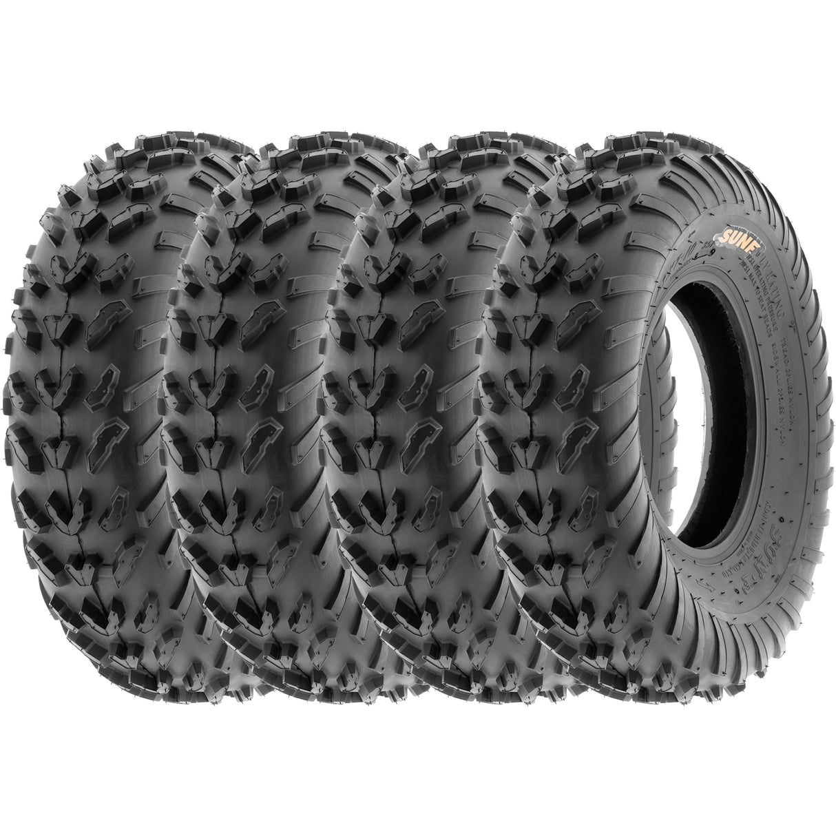 SunF ATV TIRE/UTV TIRE All Terrain 4 PR/6 PR Tubeless A007 (set of 4) SUNF