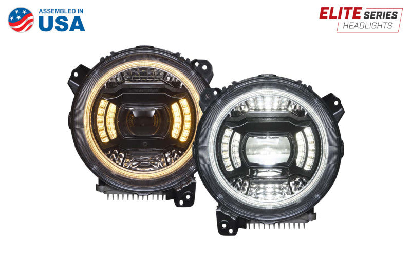 Phares à LED Diode Dynamics 18-23 Jeep JL Wrangler Elite Max