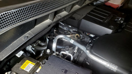 Séparateur d'huile côté passager J&amp;L 19-23 Chevy Silverado/GMC Sierra 1500 2,7 L 3,0 - Anodisé transparent