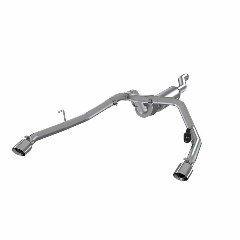 Échappement arrière double Cat Back MBRP 2020 Jeep Gladiator 3,6 L 2,5 po 304