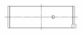 ACL Nissan SR20DE/DET (2.0L) 0.25 Oversized High Perf Rod Bearing Set - 17 wide - CT-1 Coated