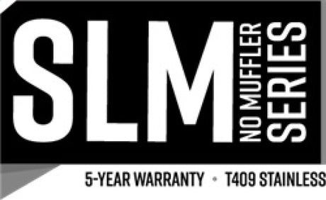 Système d'échappement MBRP 94-02 Dodge 2500/3500 Cummins SLM Series 4 pouces Turbo Back Single No Muffler T409