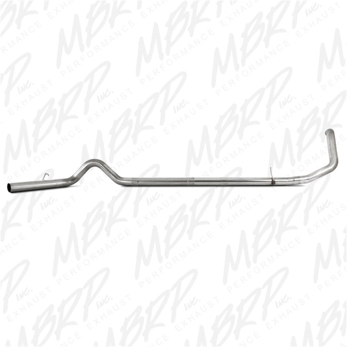 Système d'échappement MBRP 1999-2003 Ford F-250/350 7,3 L 4 po Turbo Back Single sans silencieux T409 série SLM