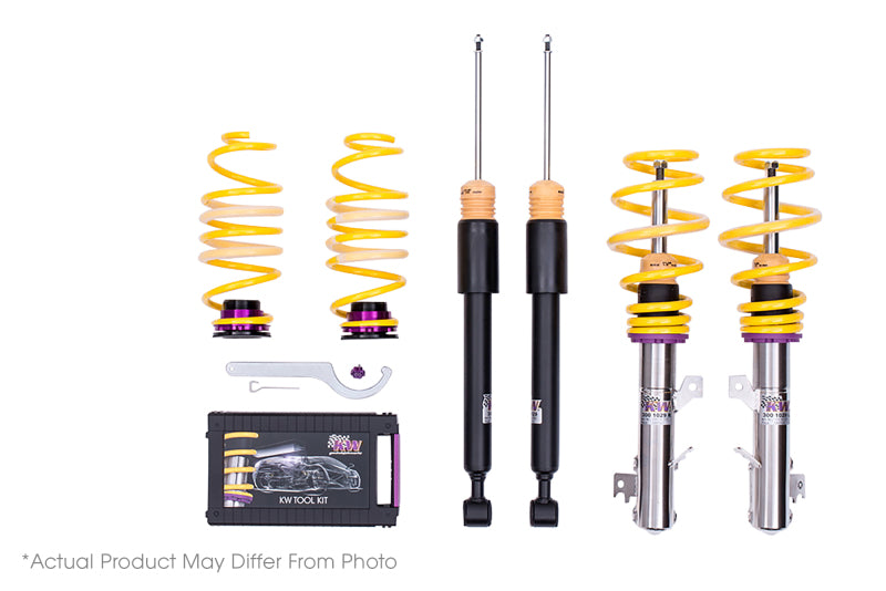 Kit combinés filetés KW V1 VW Golf IV (1J) ; tous les modèles sauf 4motion ; tous les moteurs sauf R32