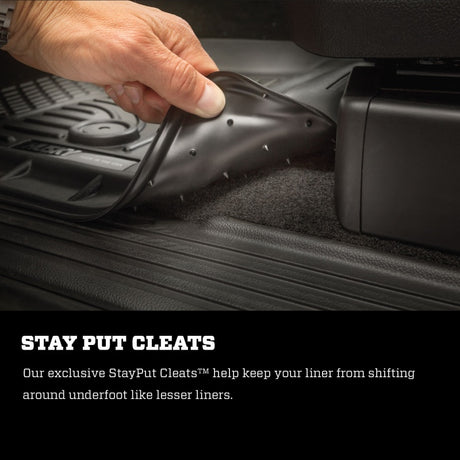 Revêtements de sol noirs Husky Liners 10-12 Chevrolet Camaro WeatherBeater Combo