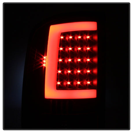xTune GMC Sierra 07-13 LED Tail Lights Black ALT-ON-GS07-G2-LED-BK