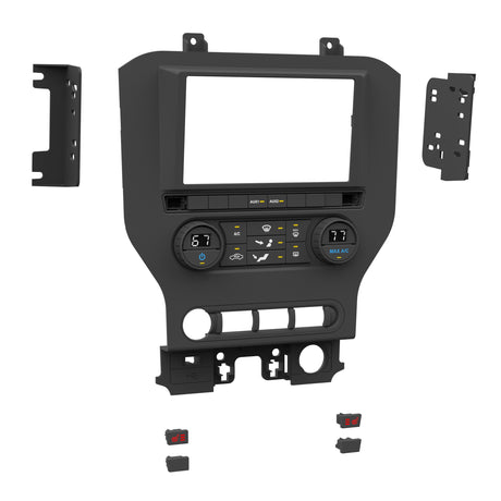 Metra 99-5865CH Dash Kit Fits Ford Mustang 2015-2023 (w/Manual Climate Controls) Metra