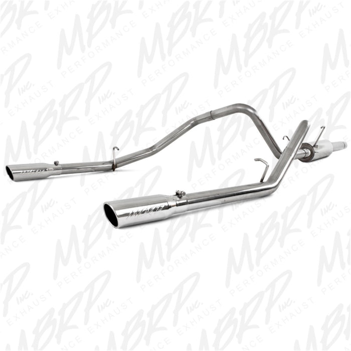 MBRP 2003 Dodge Ram Hemi 1500 5.7L SC/CC-SB Cat Back Double Split Arrière