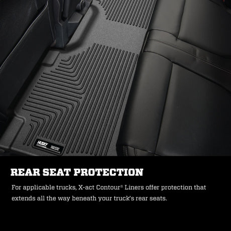 Revêtements de sol avant noirs Husky Liners 2023+ Honda Accord X-Act Contour
