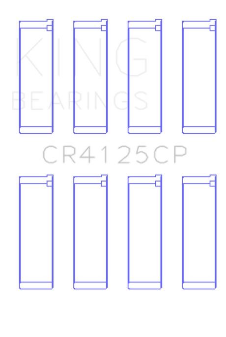 Jeu de roulements de bielle King Engine Bearings Subaru Ej20/Ej22/Ej25 (avec turbo) (taille + 0,25 mm)