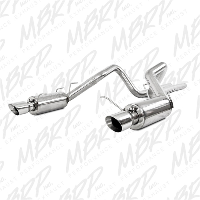 Système d'échappement Cat Back de 3 pouces pour Ford Mustang GT 5.0L à double échappement arrière divisé de la rue T409 MBRP 11-14