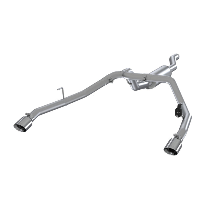 MBRP 2020 Jeep Gladiator 3.6L 2.5in Double sortie arrière Cat Back Exhaust Aluminisé