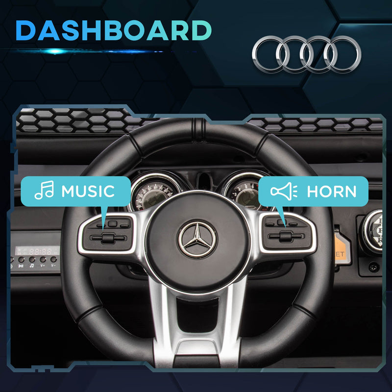 Mercedes-Benz Unimog 12V Kids Ride on Truck with Remote Control - Officially Licensed