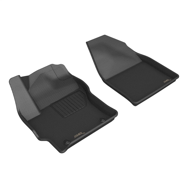 Tapis de sol 3D MAXider 22-23 Toyota Corolla Cross AWD Kagu Noir - Rangée 1