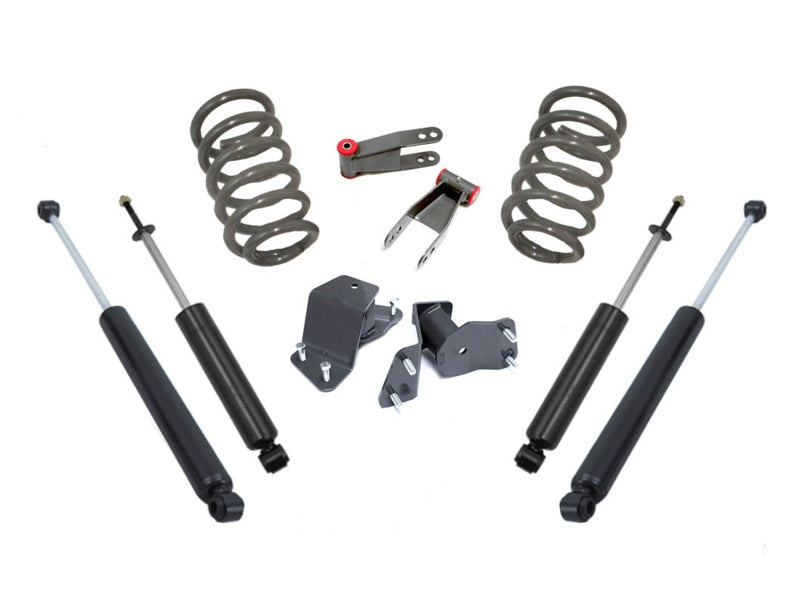 Kit de bobine d'abaissement MaxTrac 88-98 GM C1500/2500 2WD V8 5/6 Lug 2 po/4 po