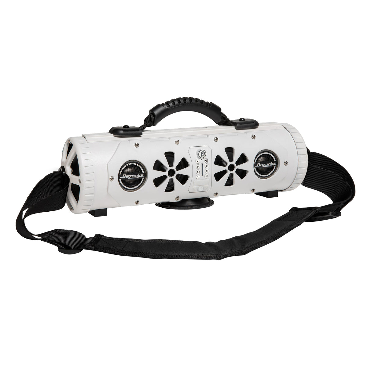 Bazooka G3 Party Bar MINI Portable Bluetooth Speaker | 70 Hours Battery Life | IP66 Waterproof | 450-watt MAX power | RGB-LED Lights | with one-click “Party Button” music-sharing technology | 6 Marine Grade Speakers Bazooka