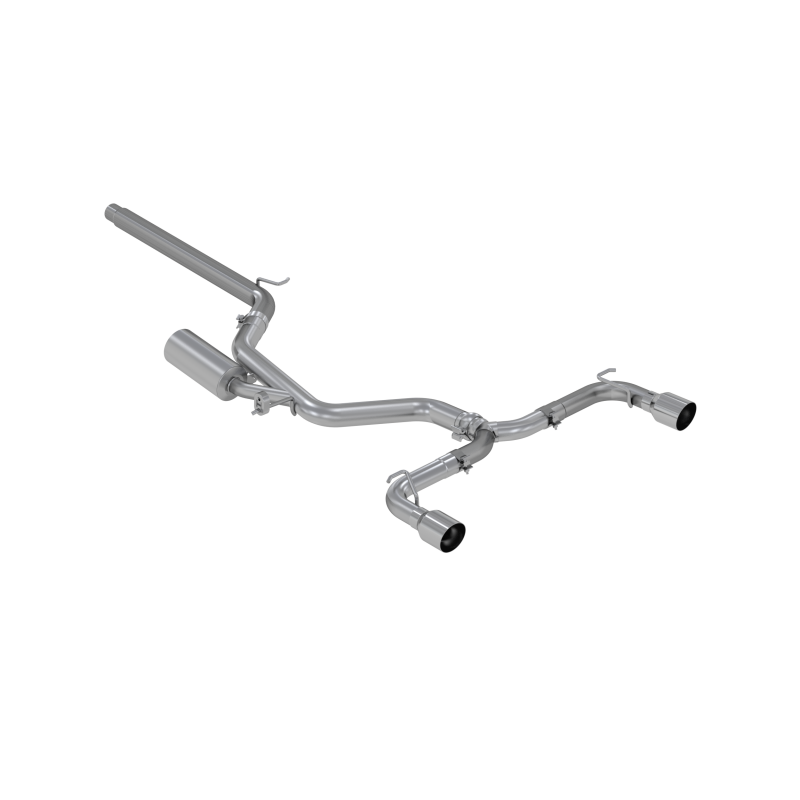 Échappement arrière de catalyseur MBRP 15-20 VW 2.0L Turbo Golf GTI MK7 3 pouces T304 avec double sortie arrière divisée