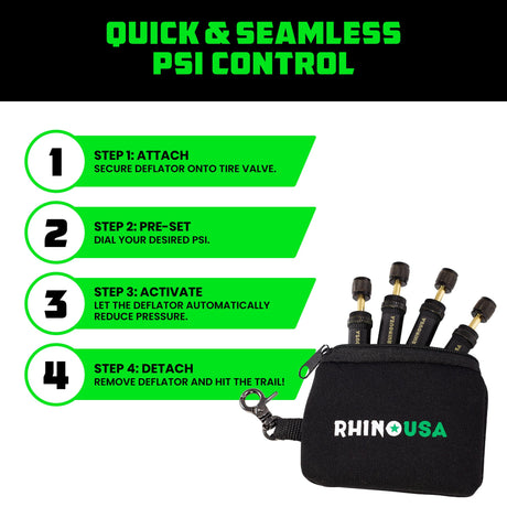 10-30 PSI Adjustable Tire Deflator Kit
