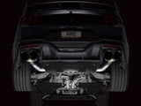 AWE 2024 Ford Mustang Dark Horse S650 RWD Track Edition Catback Exhaust w/ Quad Diamond Black Tips