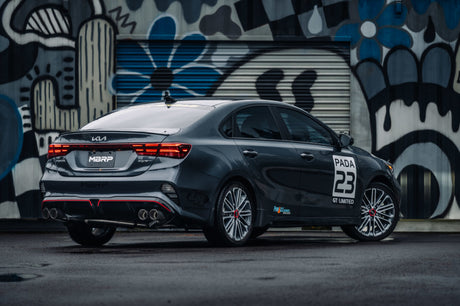 MBRP 2022-2023 Kia Forte GT 1,6 L Turbo 2,5 pouces Essieu arrière double divisé avec quatre embouts en carbone